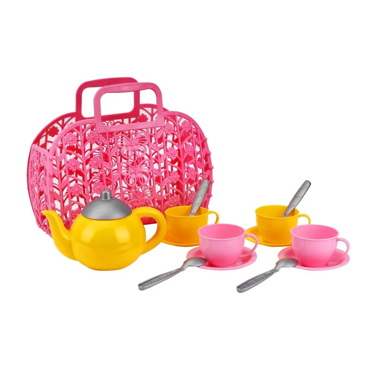 Technok krepšelis su arbatos rinkiniu