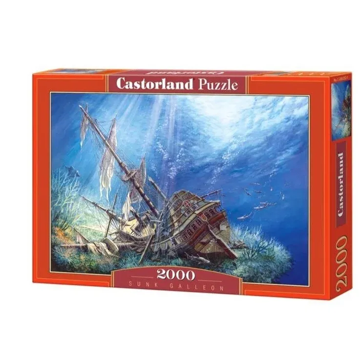 Castorland dėlionė  Sunk Galleon 2000 det