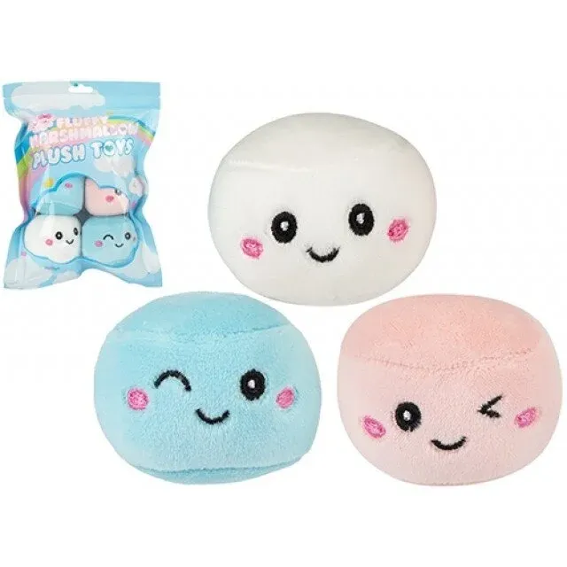 Pliušinių zefyrų rinkinys 6vnt 22cm