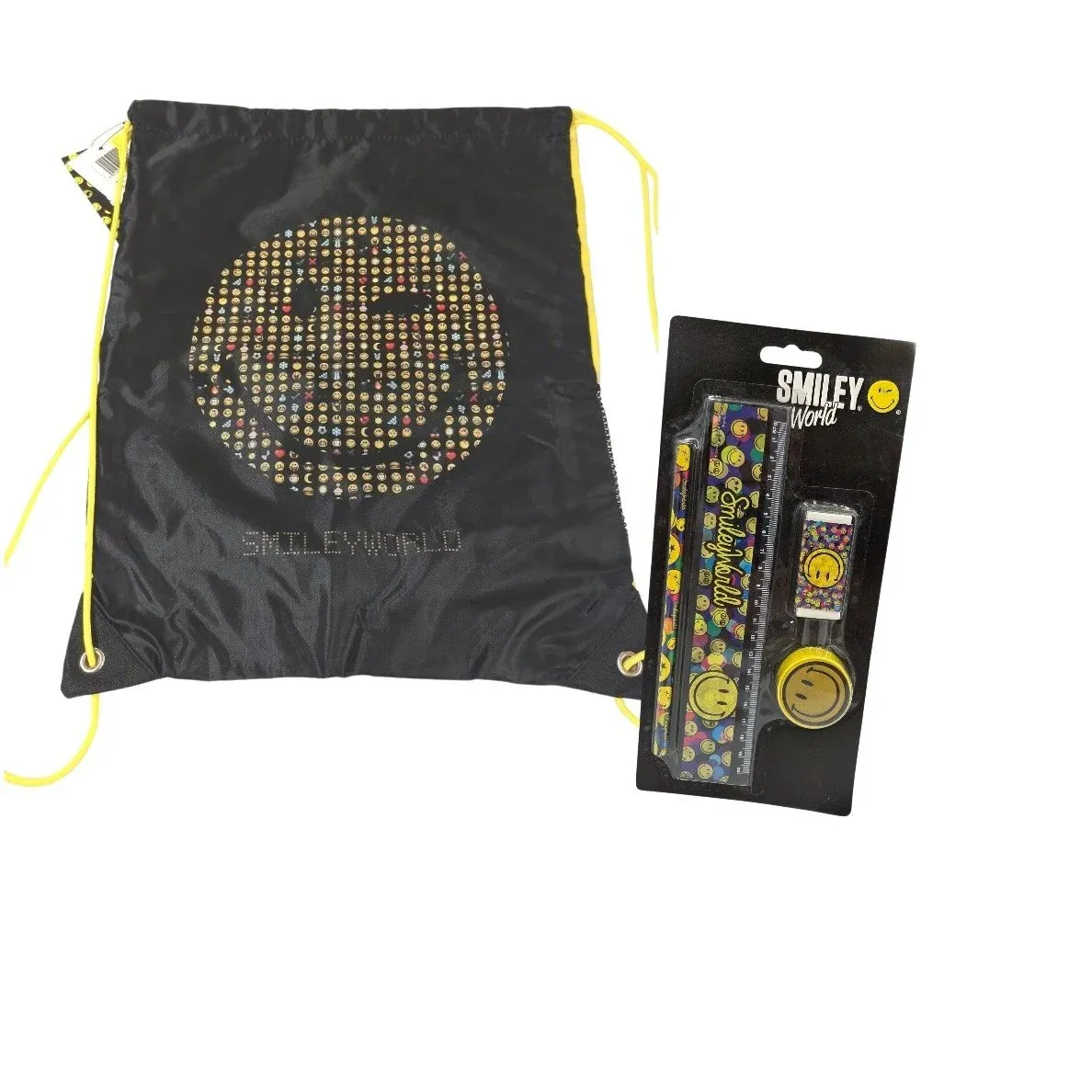 LANNOO sportinis krepšys Smiley World + dovana