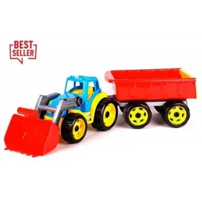 Technok traktorius su priekaba 60 cm