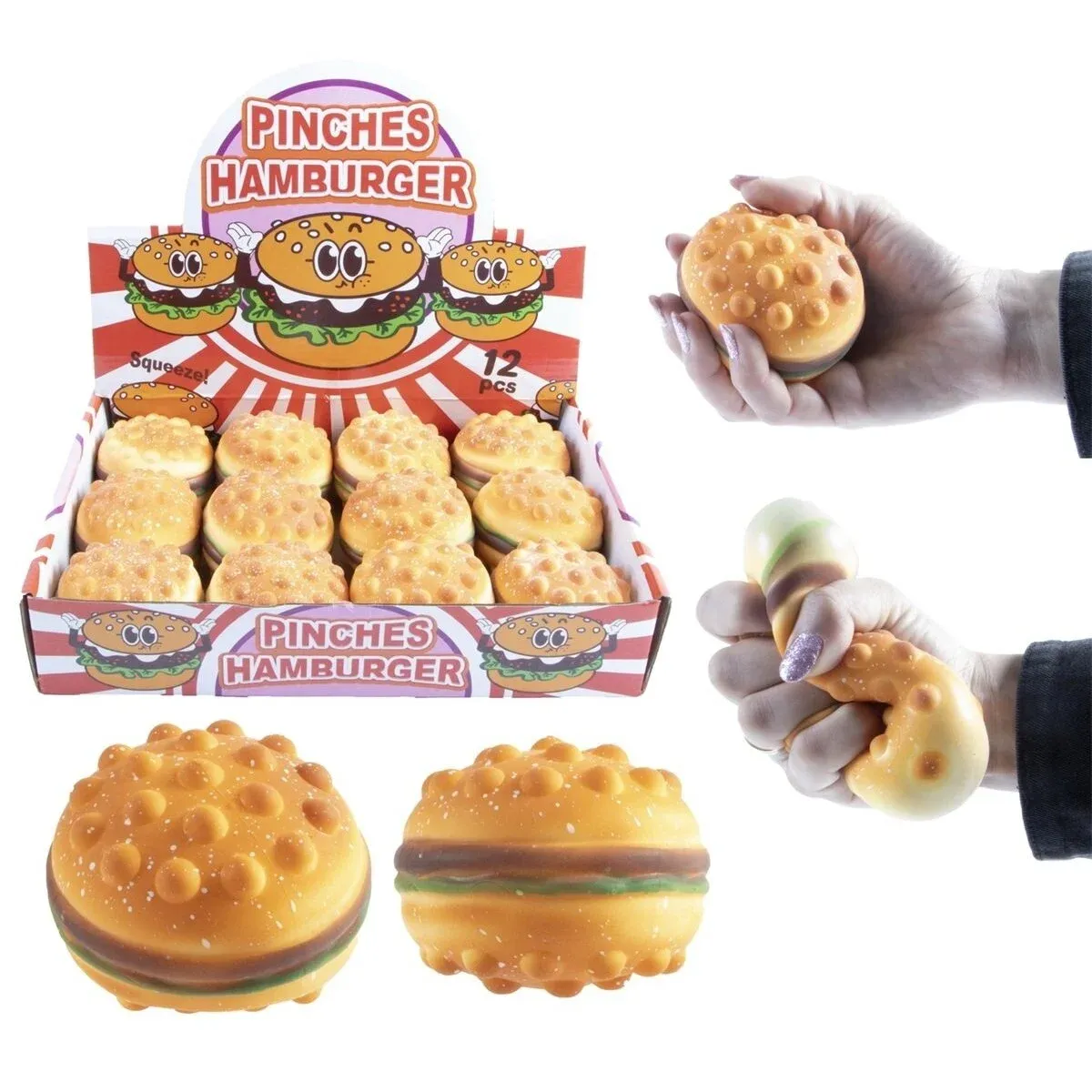 Antistresinis suspaudžiamas žaislas Sūrainis 7,5 cm