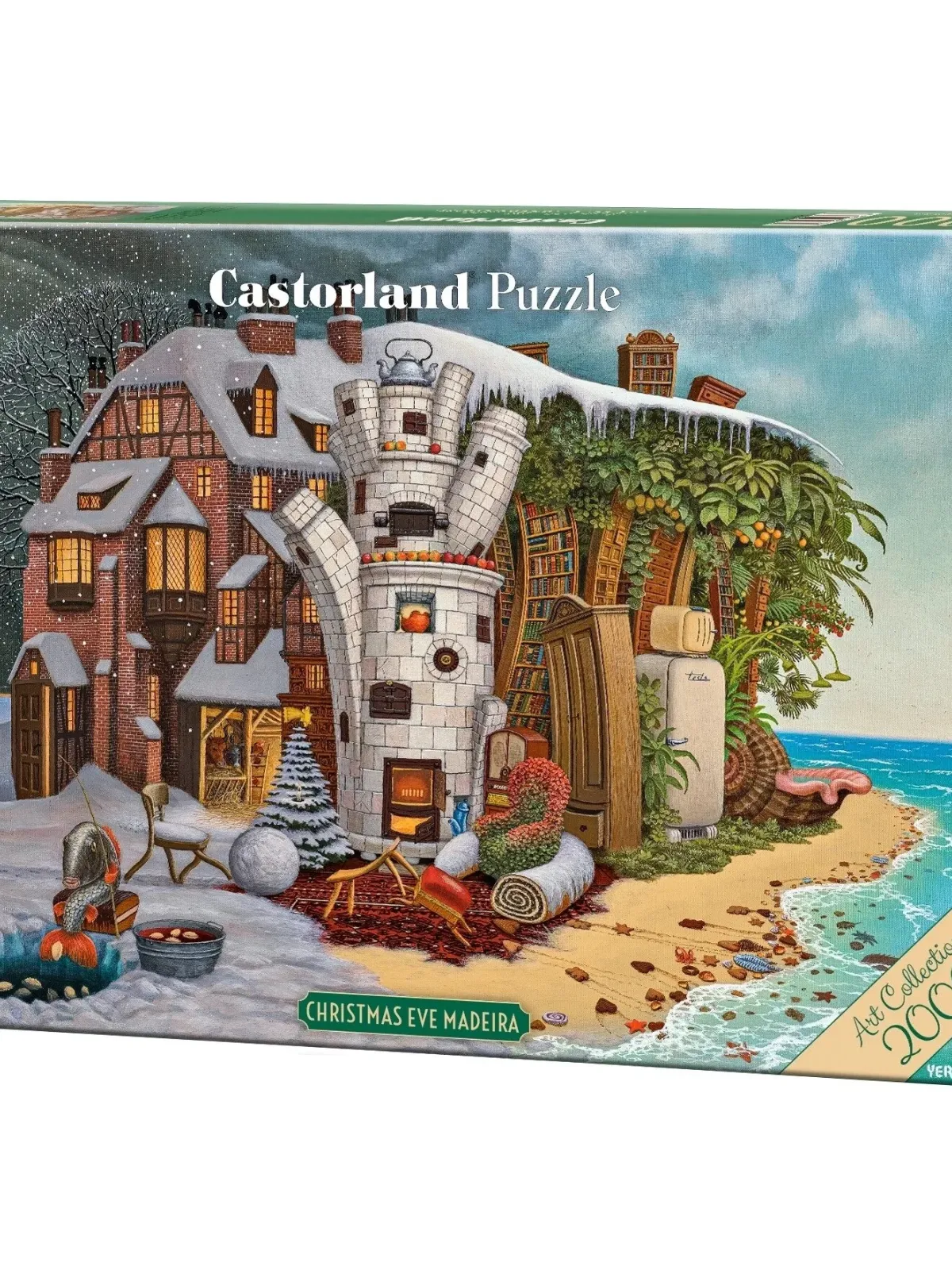 Castorland dėlionė ART kolekcija Christmas Eve Madeira 2000 det