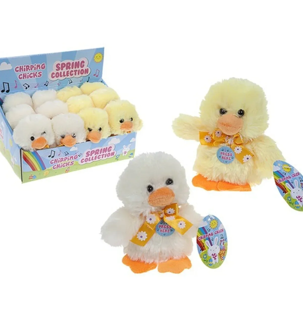 Minkštas žaislas Viščiukas su garsu 11 cm