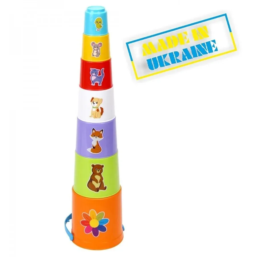 Technok lavinamoji piramidė su kibirėliu