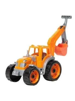 Traktorius 0367 su dviem kaušais Technok