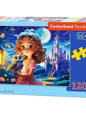 Castorland dėlionė Princess with Owl 120 det.