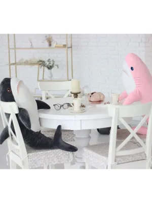 Fancy minkštas ryklys rožinis 98 cm