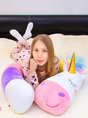 Fancy minkštas žaislas pagalvė vienaragis 190 cm