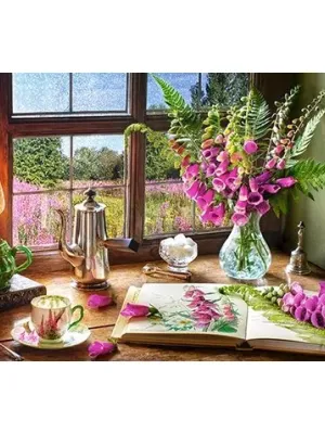 Castorland dėlionė Still Life with Violet  Snapdragons 1000 det.