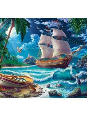 Castorland dėlionė First Night on New Land 1500 det.