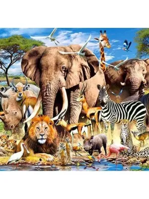 Castorland dėlionė SAVANNA  ANIMALS 260 det.