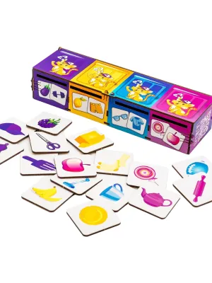 PuzzleOK rūšiuokliai Montessori Spalvos