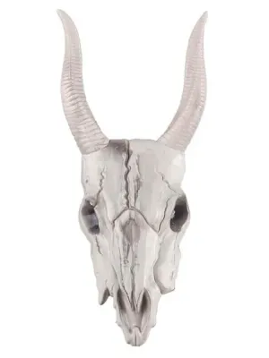 Helovino dekoracija ožkos kaukolė 40 cm