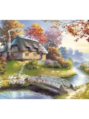 Castorland dėlionė Cottage 1500 det.