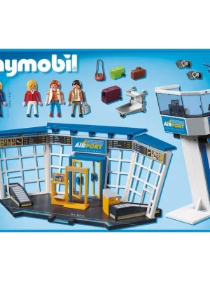Konstruktorius PLAYMOBIL Airport with Control Tower (pažeista pakuotė)