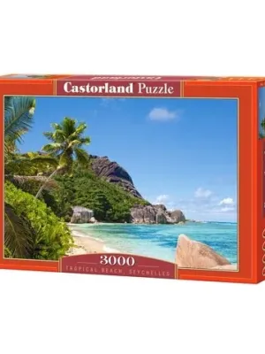 Castorland dėlionė  Tropical Beach, Seychelles 3000 det.