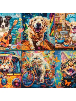 Castorland dėlionė Choose Your Pet  2000 det.