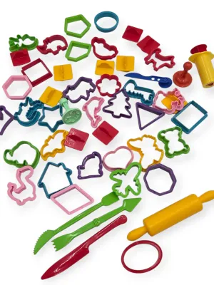 Įrankių rinkinys lipdymui Genio kids, 50 vnt