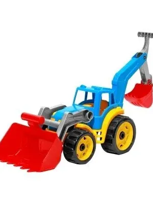 Technok traktorius su dviem kaušais 50 cm