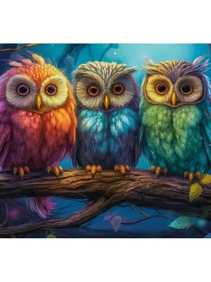 Castorland dėlionė Three Little Owls 1000 det.