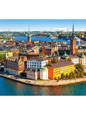 Castorland dėlionė The Old Town of Stockholm, Sweden 500 det.