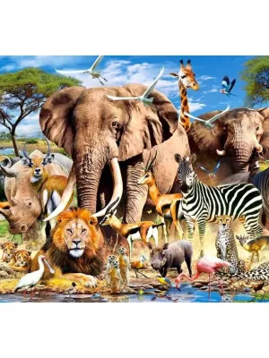 Castorland dėlionė Savanna Animals 1500 det.