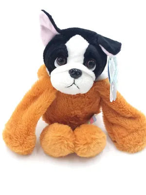 Minkšti žaislai šuo mopsas Kalėdos 30cm