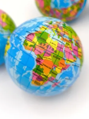 Antistresinis kamuoliukas gaublys 7 cm