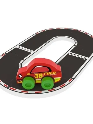 Žaislas "Trasa su mašinėlė" mažiausiems