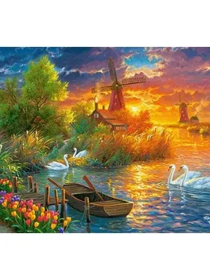 Castorland dėllionė  DUTCH IDYLL 1000 det.