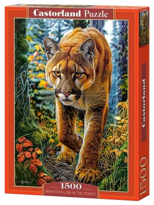Castorland dėlionė Mountain Lion in The Forest 1500 det.