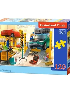 Castorland Dėlionė Car Workshop 120 det.