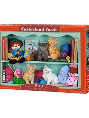 Castorland dėlionė Kiiten Shelves 500 det.