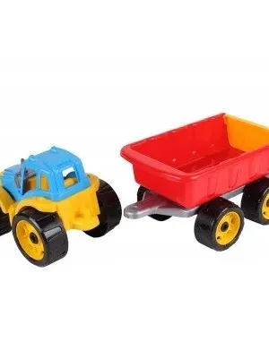 Technok traktorius su priekaba 54 cm