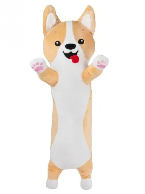 Fancy minkštas žaislas pagalvė šuo korgis Vaflis 70 cm