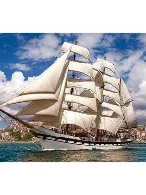 Castorland dėlionė Tall Ship Leaving Harbour  500 det