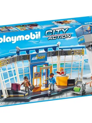 Konstruktorius PLAYMOBIL Airport with Control Tower (pažeista pakuotė)