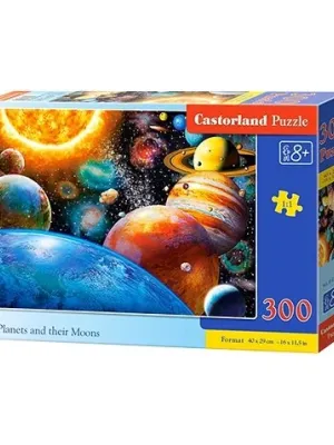 Castorland dėlionė  Planets And Their Moons 300 det.