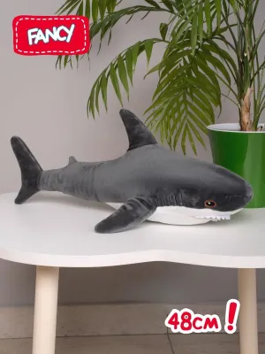 Fancy minkštas žaislas ryklys pilkas 47 cm