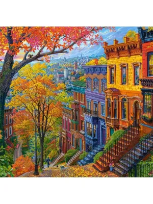 Castorland dėlionė Autumn City Hill 3000 det.