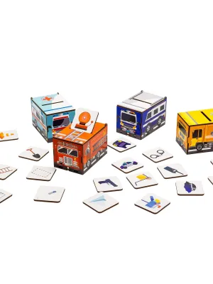 PuzzleOK rūšiuokliai Montessori Profesijos