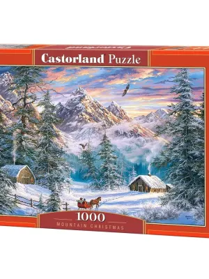 Castorland dėlionė Mountain Christmas 1000 det.