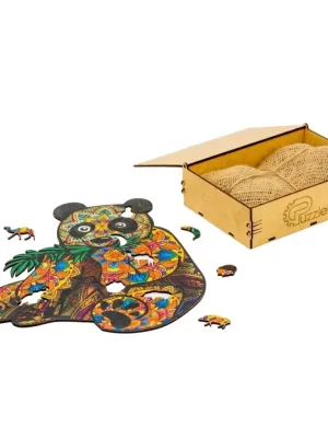 PUZZLEOK medinė dėlionė Panda 65 det