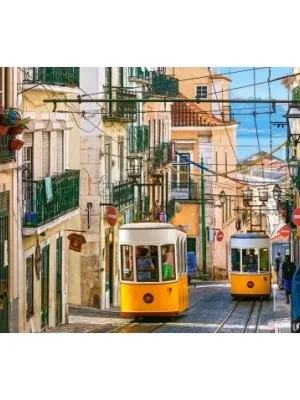 Castorland dėlionė Lisbon Trams, Portugal 1000 det.