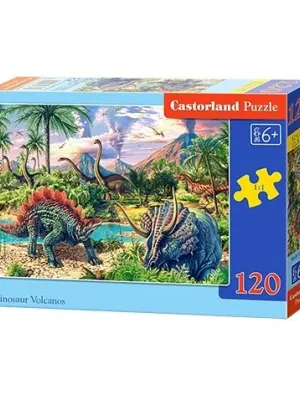 Castorland dėlionė DINOSAUR VOLCANOS 120 det.
