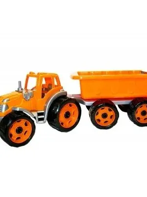 Technok traktorius su priekaba 54 cm