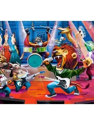 Castorland dėlionė  Animal Rock Concert  300 det.