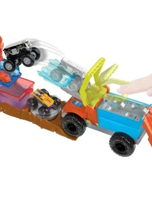 HOT WHEELS MONSTER TRUCK automobilių paleidimo arena