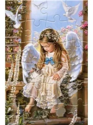 Castorland atvirukas - dėlionė 24 detalės Tender Love